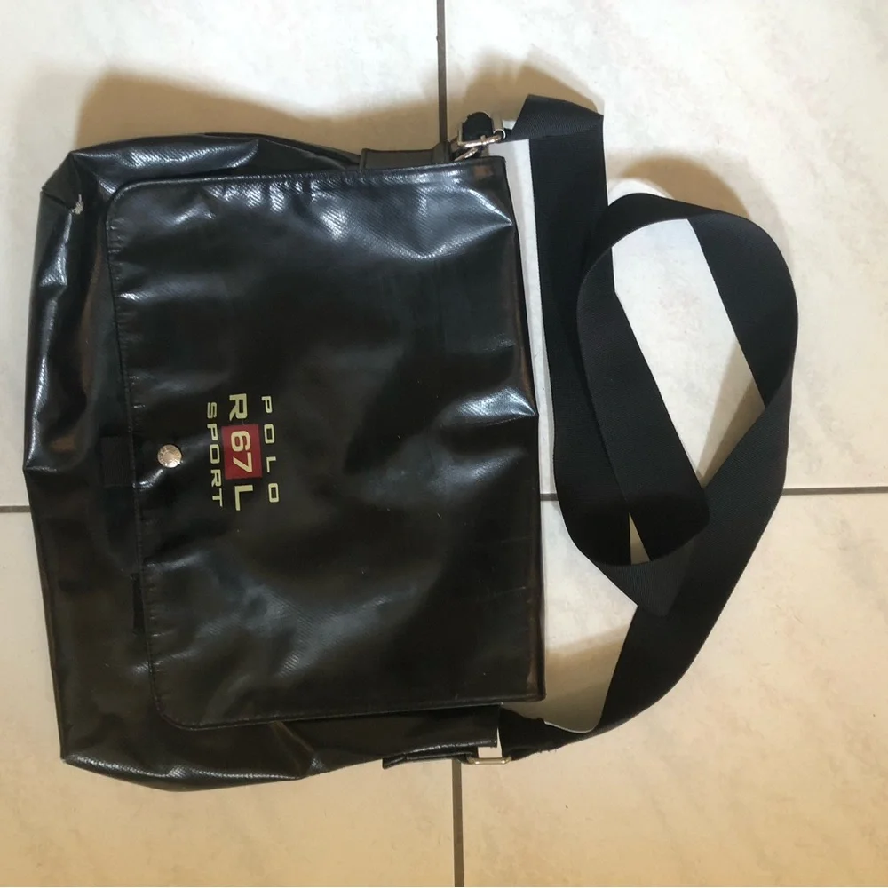 Polo Ralph Lauren vintage messenger bag. Crossbody bag.